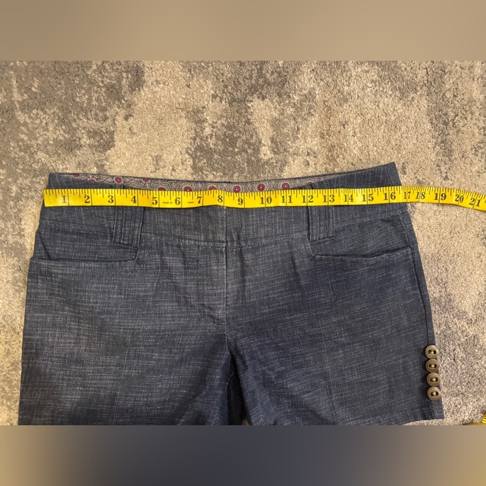 Candie's Dark Denim Blue Shorts - Picture 3 of 6